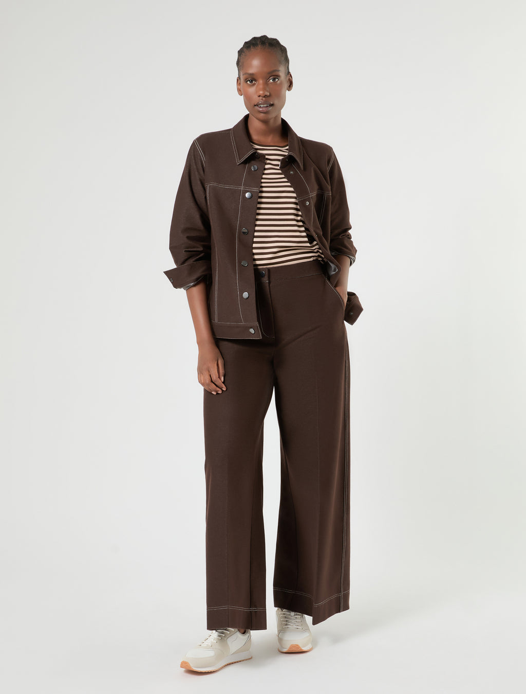 Marina Rinaldi cotton jersey t-shirt for woman