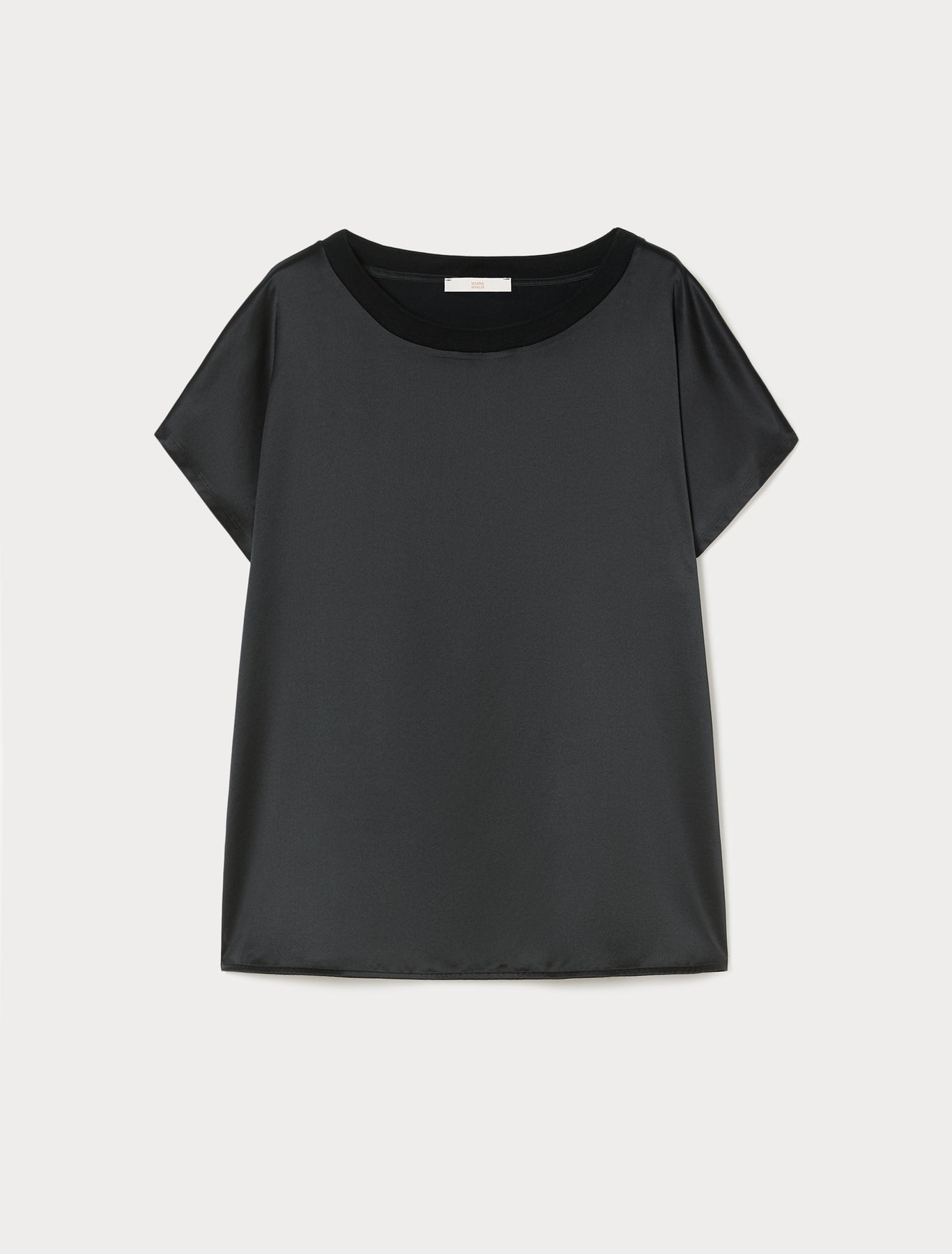 Marina Rinaldi jersey and satin t-shirt for woman