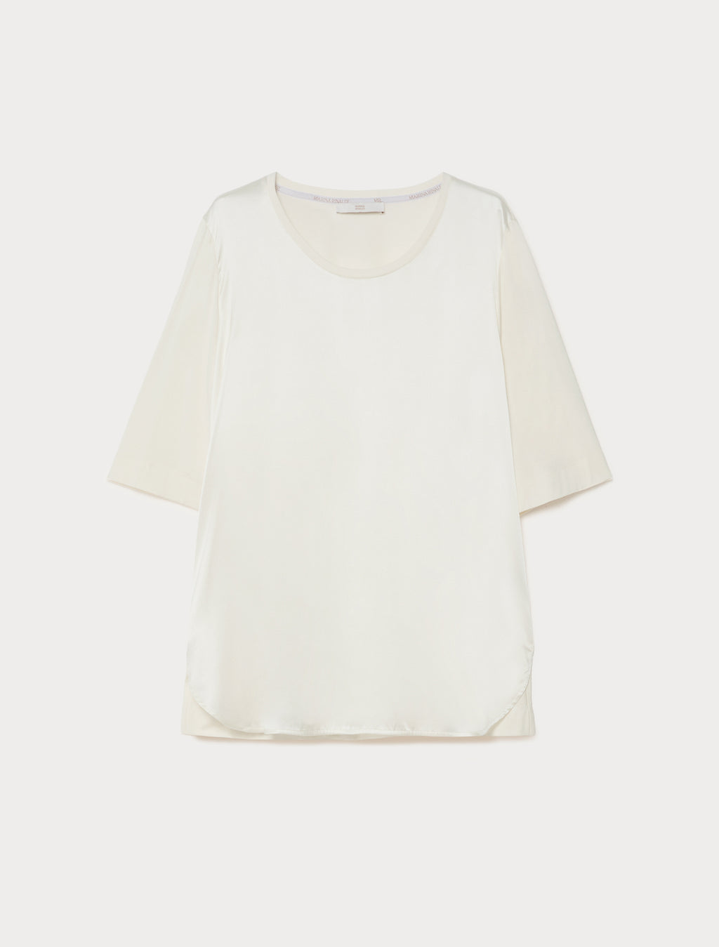 Marina Rinaldi jersey and satin t-shirt for woman