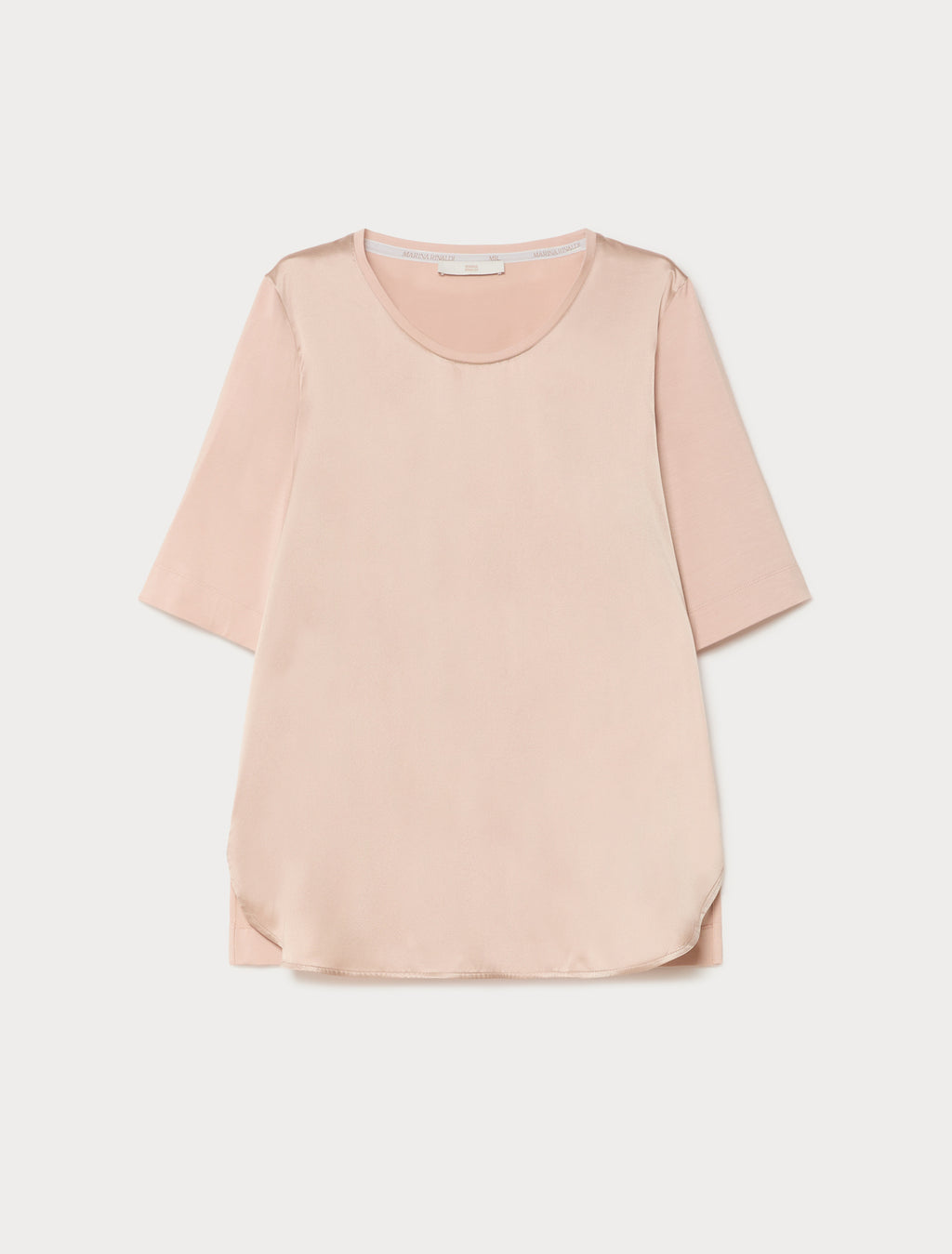 Marina Rinaldi jersey and satin t-shirt for woman