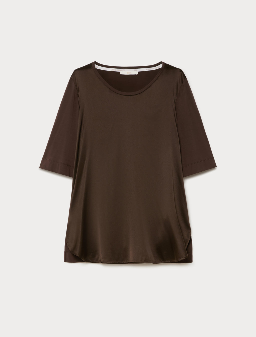 Marina Rinaldi jersey and satin t-shirt for woman